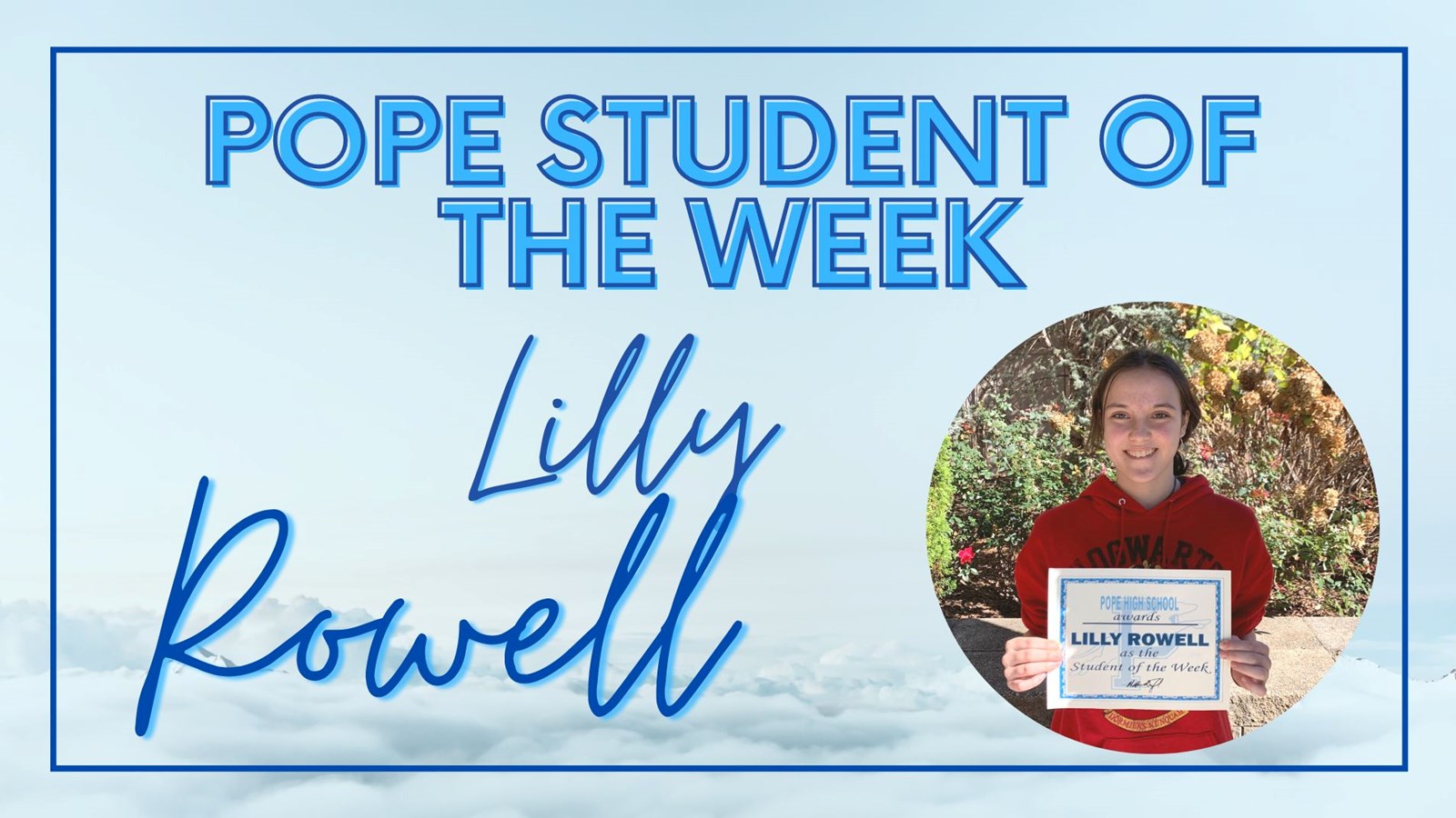 student of the week